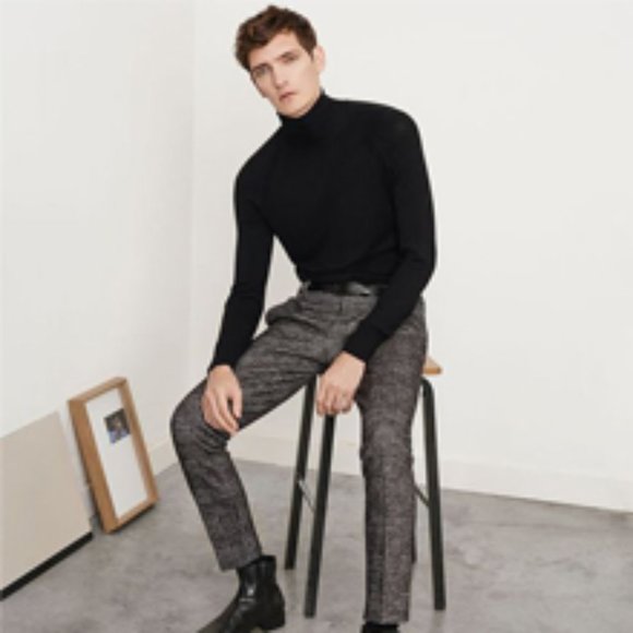 Basic Knitted Thermal Tops Men